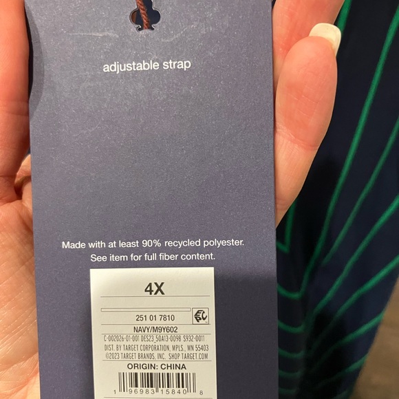 Rowing Blazers x Target Women's Slip Diagonal Stripe Midi Dress Size 4x … - Picture 8 of 8